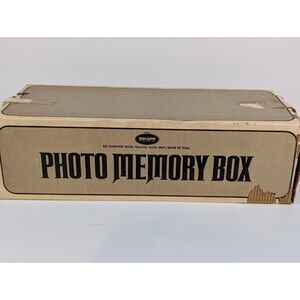 Vintage Holson Photo Memory Box ~ 3.5 x 5 Photo Print Album Holds 200 NEW IN BOX